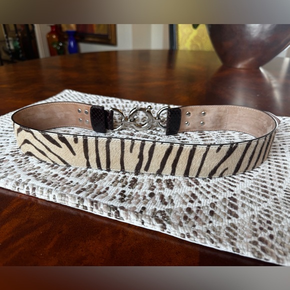 Vintage Dolce & Gabbana Calf Hair Belt - Picture 7 of 12